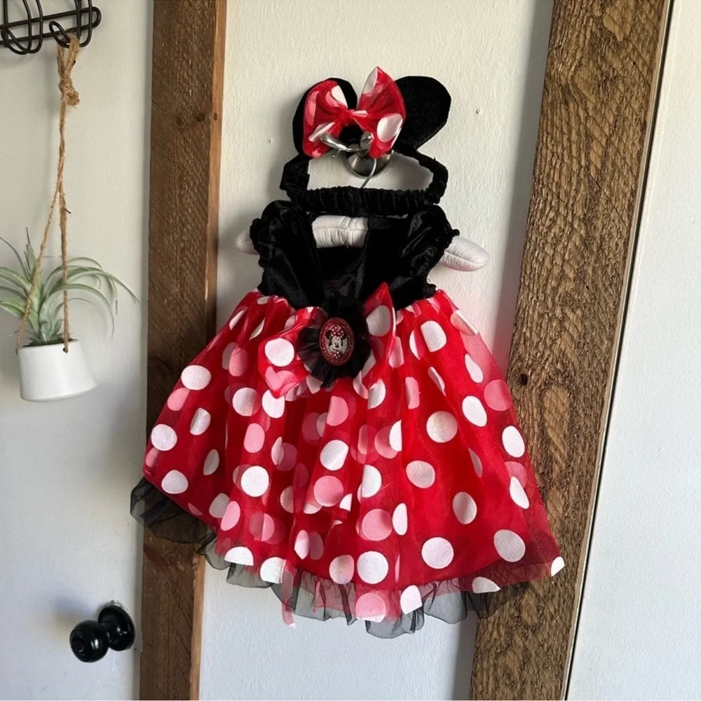 Disney Red and White Polka Dot Mouse Costume - Picture 9 of 14